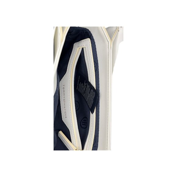 Tommy Hilfiger Embroidered Denim Crossbody Bag with Gold Chain Strap - Picture 10 of 16